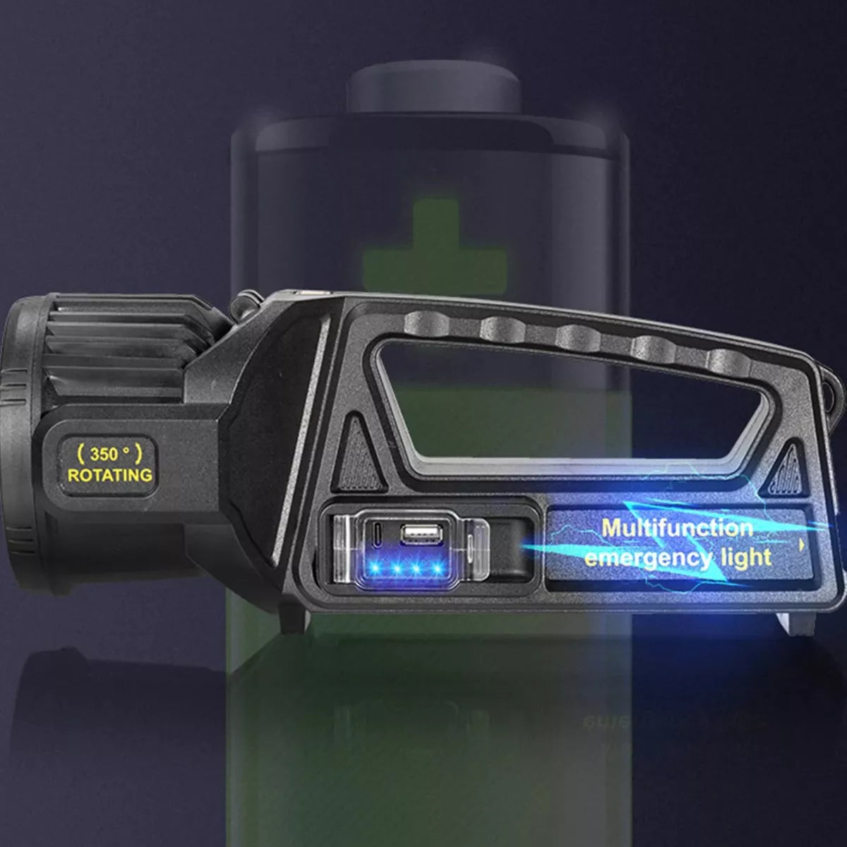 Linterna Lampara Recarga Usb