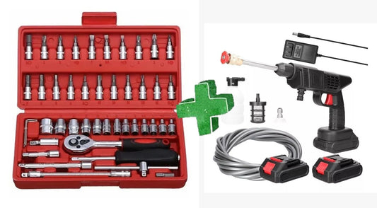Hidrolavadora + Caja De Cuadrantes 46pcs