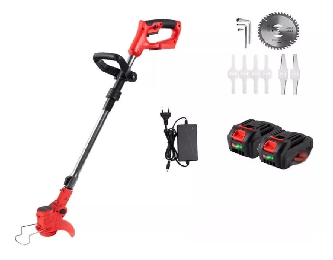 Guadaña Inalambrica Cesped 2bateria 48v