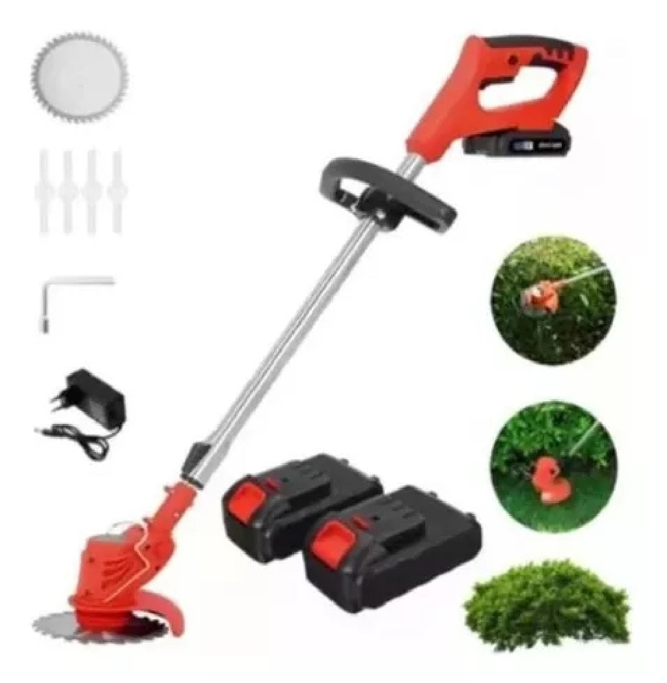 Guadaña Inalambrica Cesped 2bateria 48v