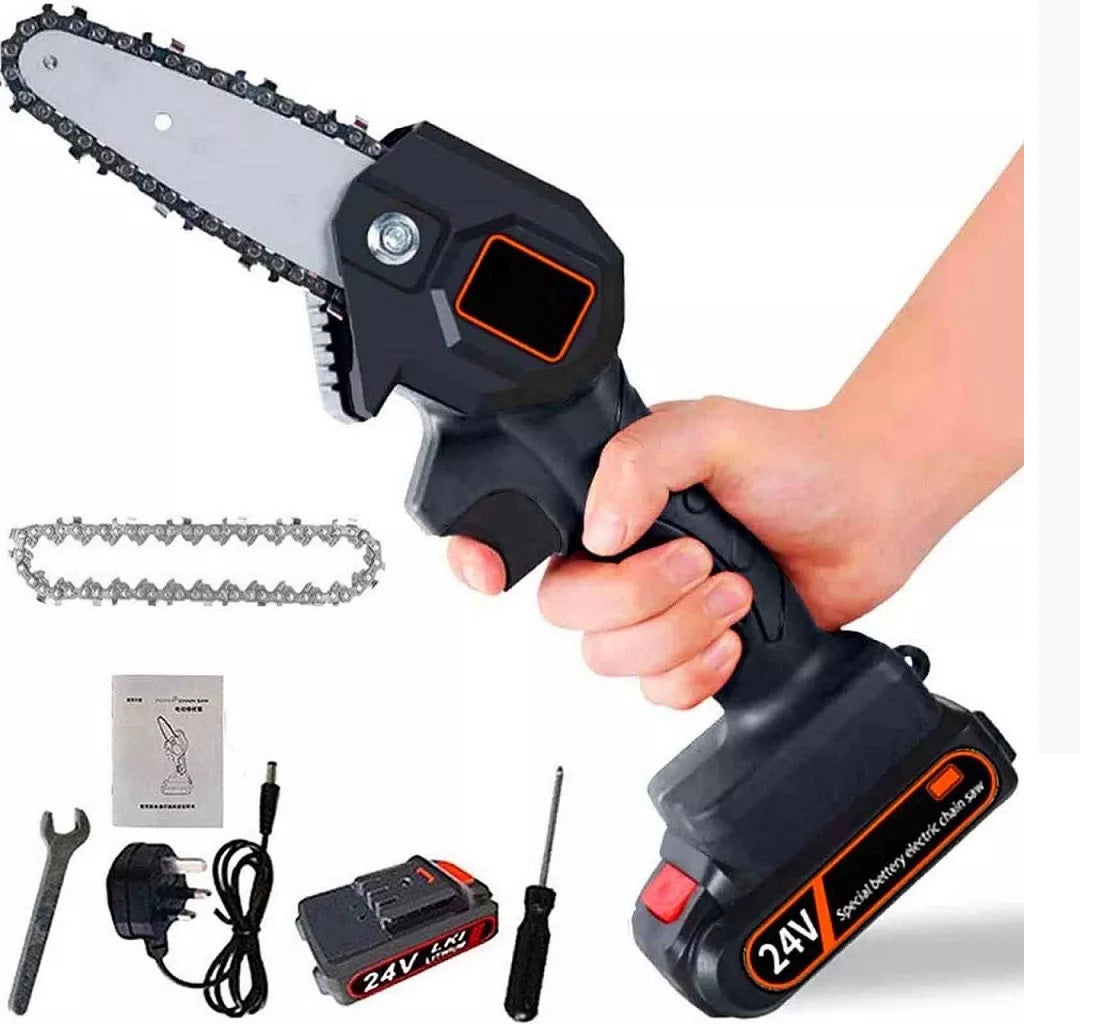 Set Mini Motosierra 2bat+juego De Raches