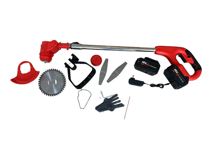 Guadaña Multifuncional Doble Bateria 48v
