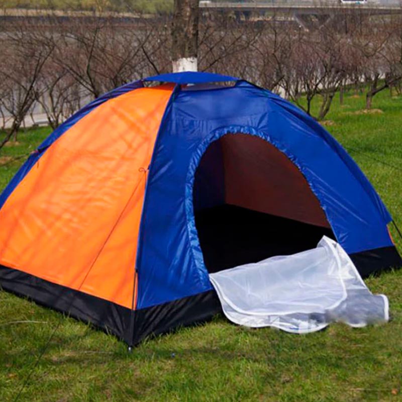 Carpa Camping 4p Semi Impermeable
