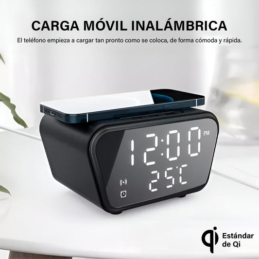 Reloj Despertador Cargador Ay-21