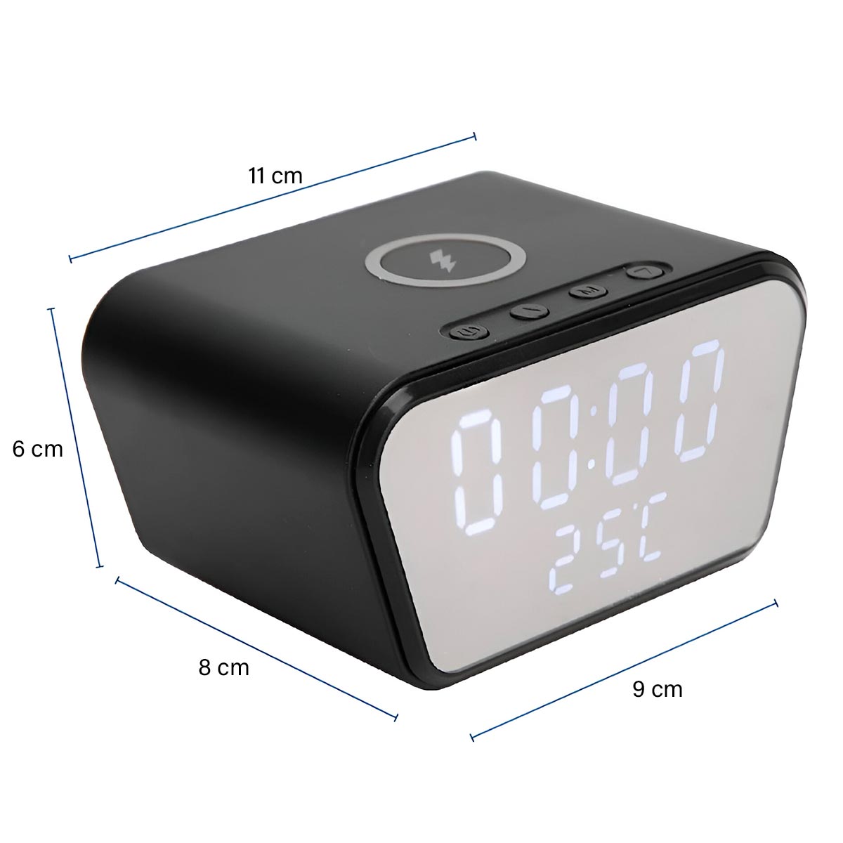 Reloj Despertador Cargador Ay-21