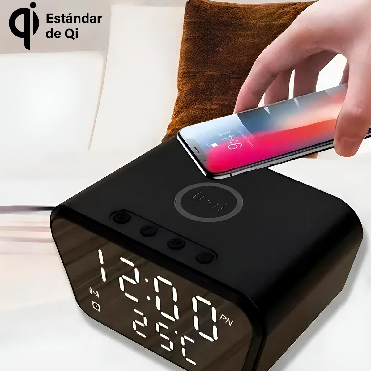 Reloj Despertador Cargador Ay-21