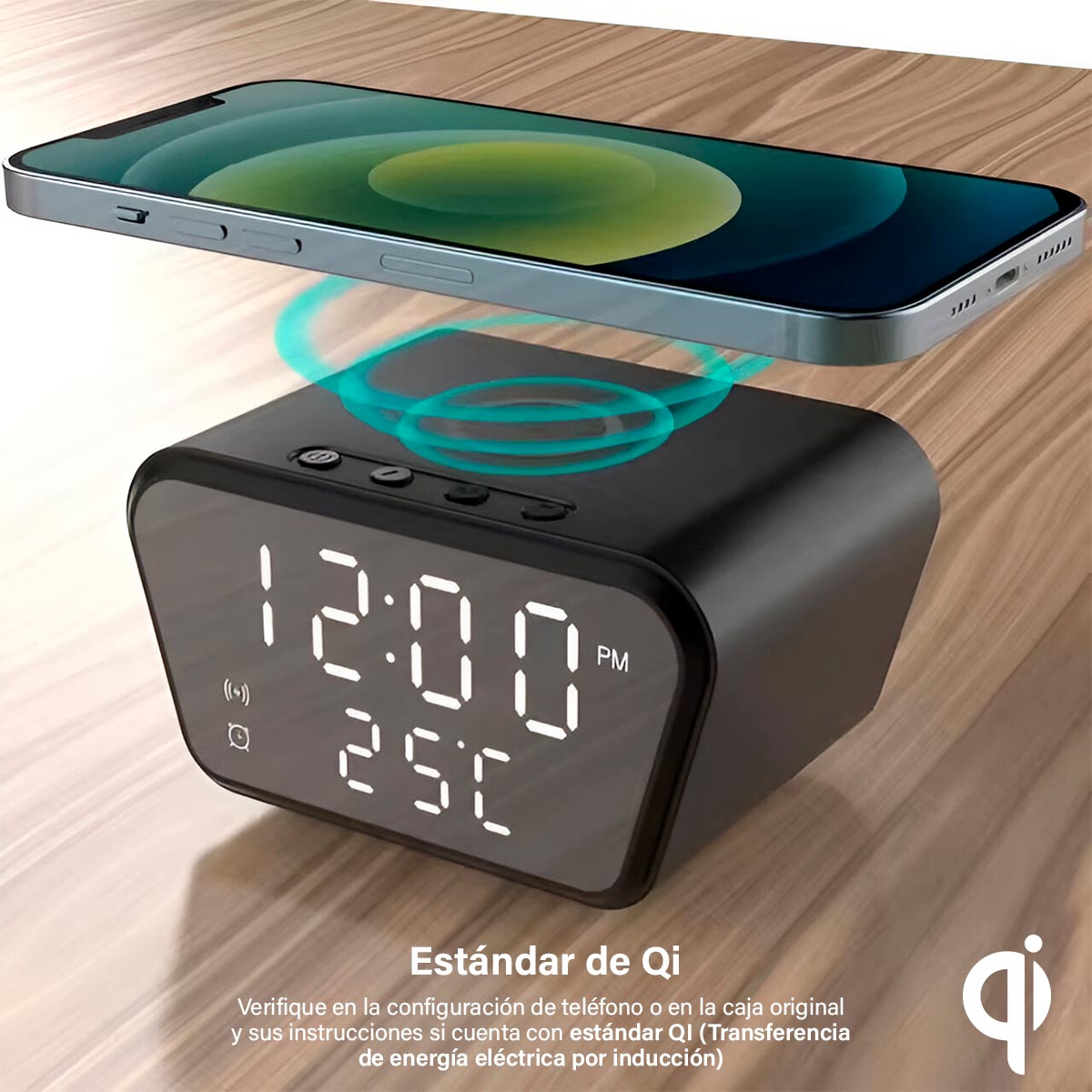 Reloj Despertador Cargador Ay-21