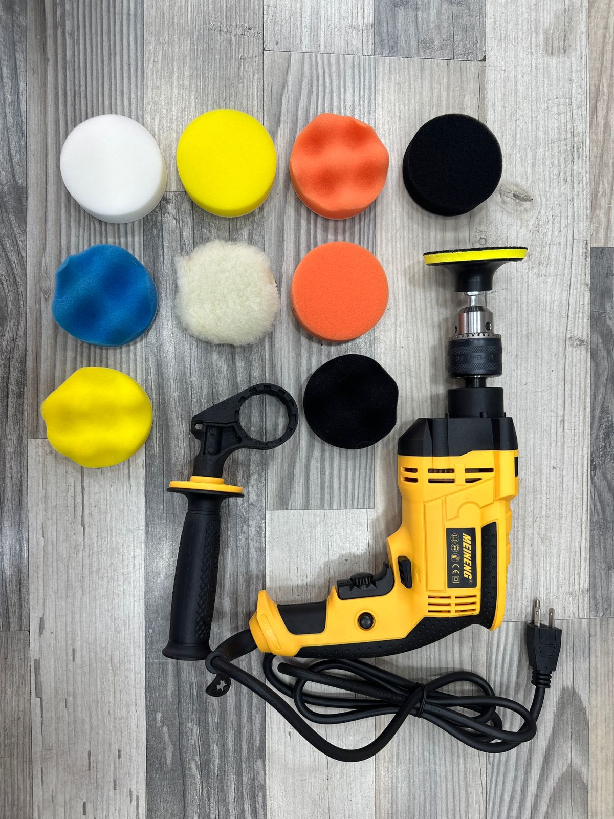 Combo Taladro + Kit De Esponjas