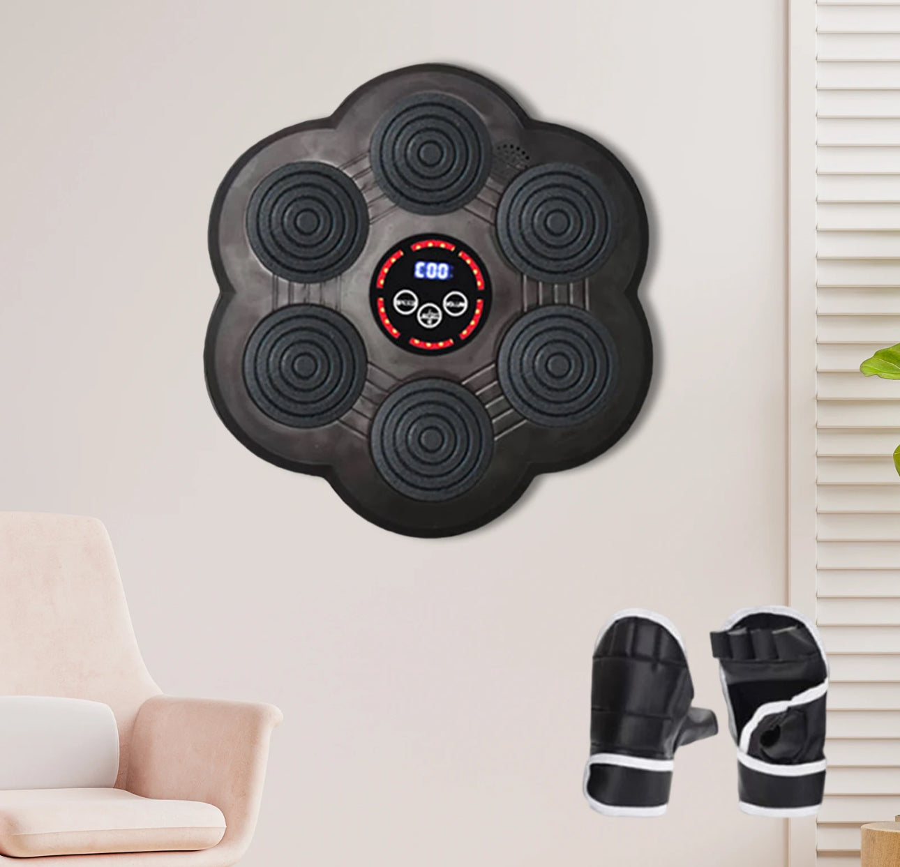 Máquina Boxeo Electronico Bluetooth 6 Pu