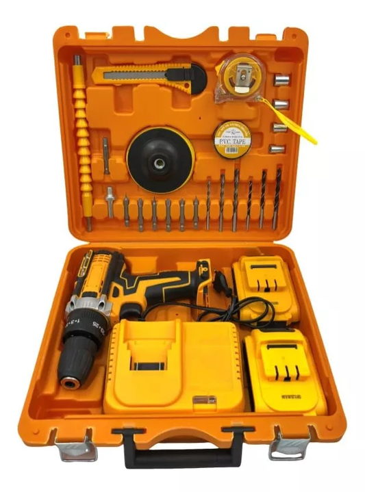 Set De Taladro Electrico Percutor He-017