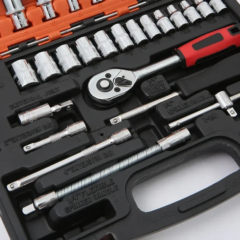 Set De Herramientas 46 En 1 He-032