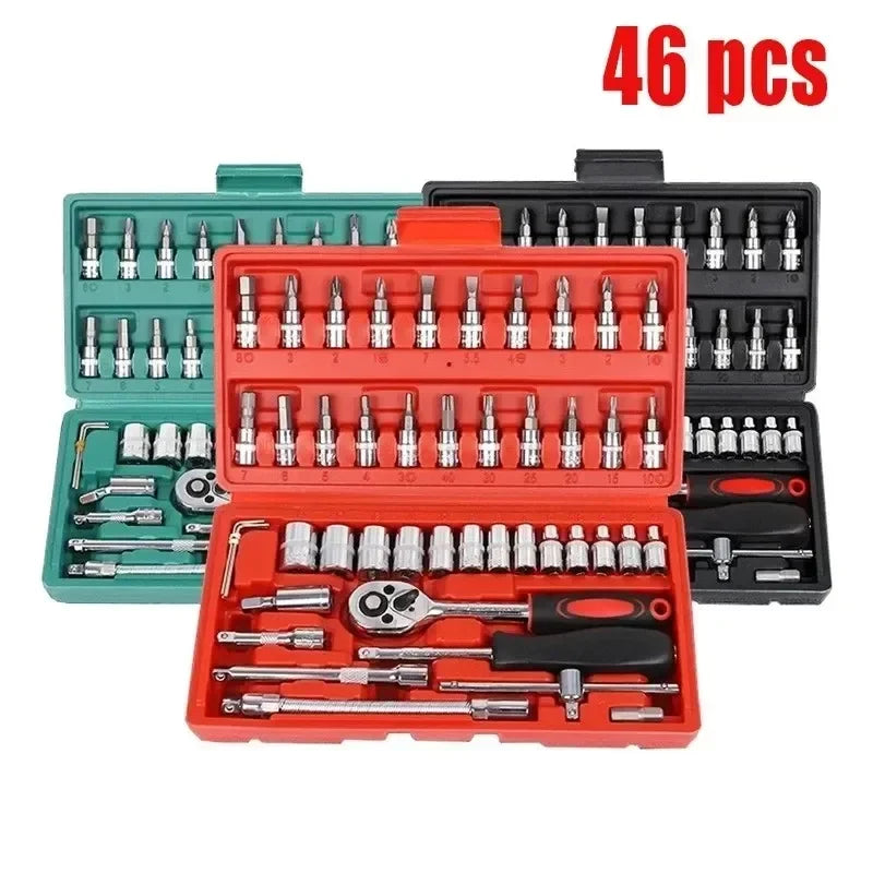 Set De Herramientas 46 En 1 He-032