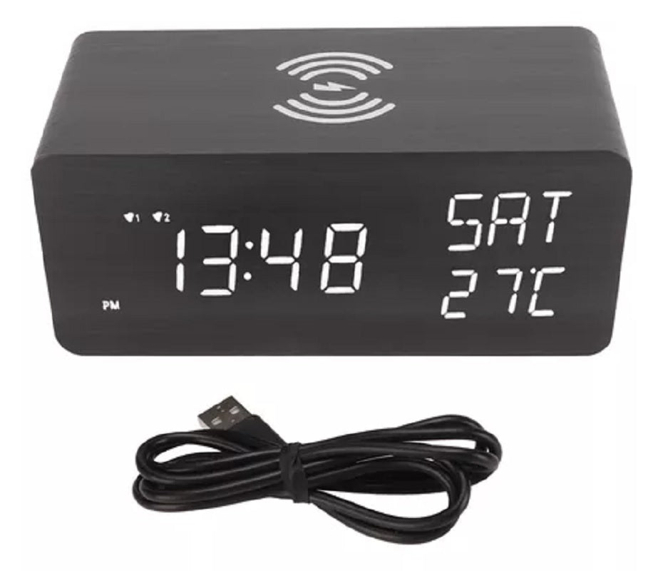 Reloj Despertador Digital Con Carga I