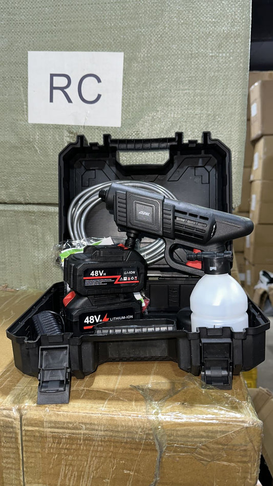 Hidrolavadora Portatil Doble Bateria