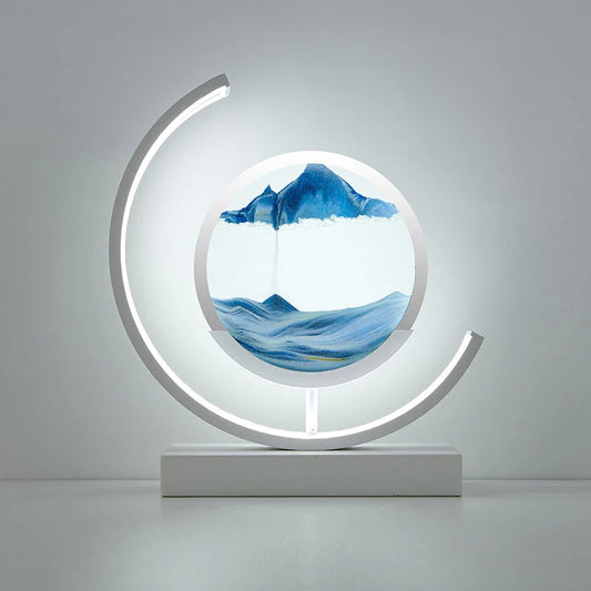 Lámpara De Mesa Led Reloj De Arena