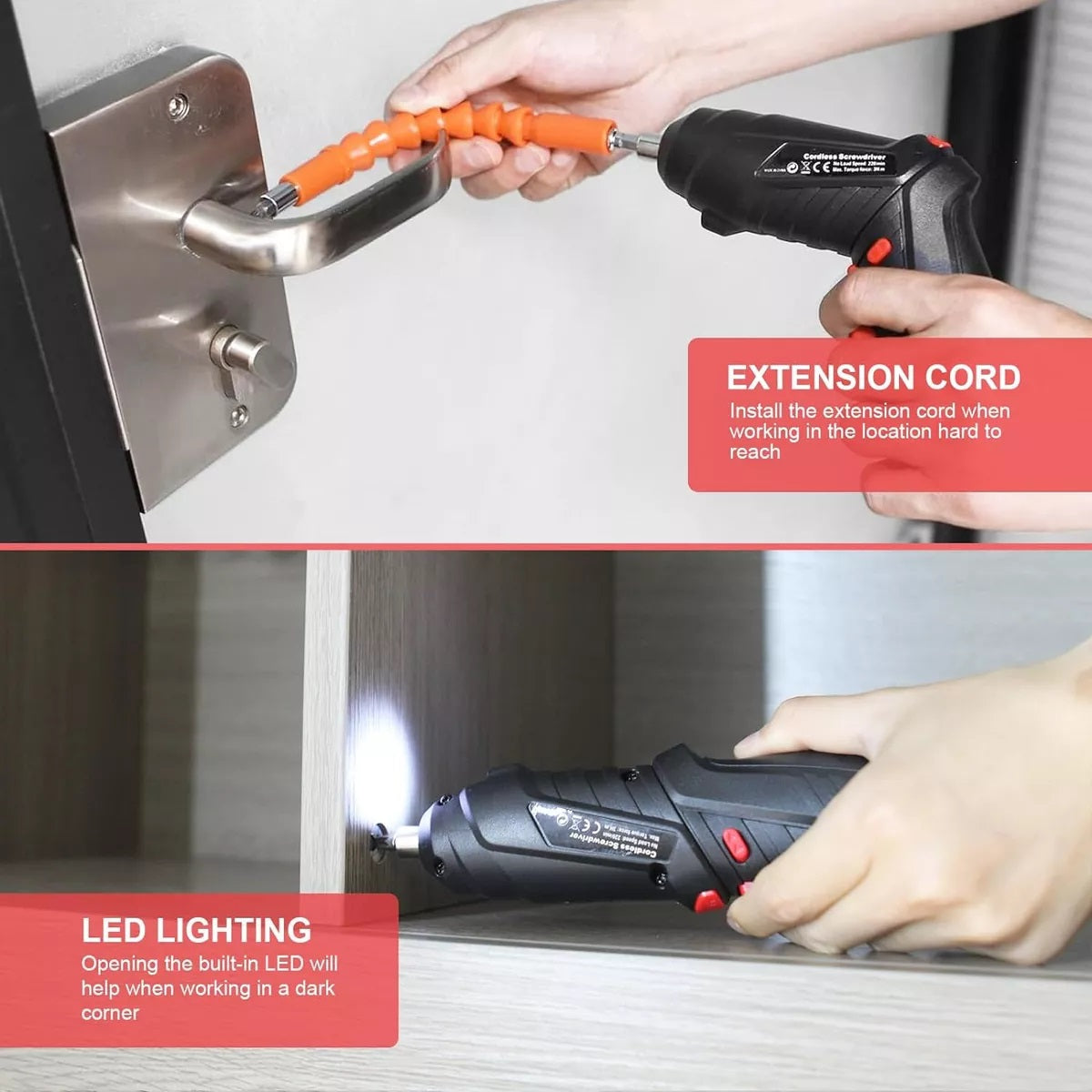 Destornillador Inalámbrico + Llave Unive