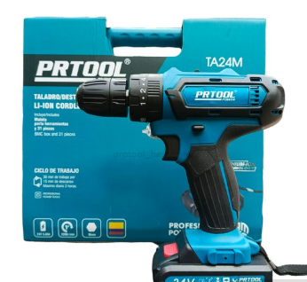 Taladro Inalámbrico Con Percutor 24v 5ah