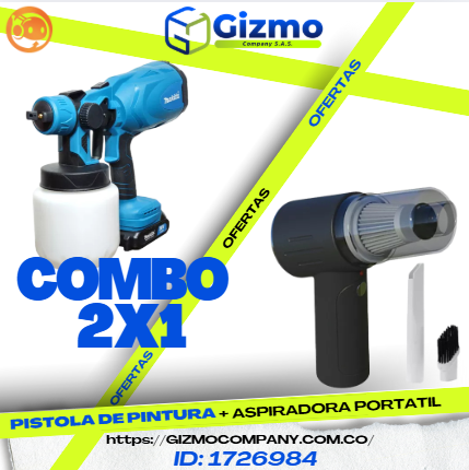 Combo Pistola De Pintura + Aspiradora