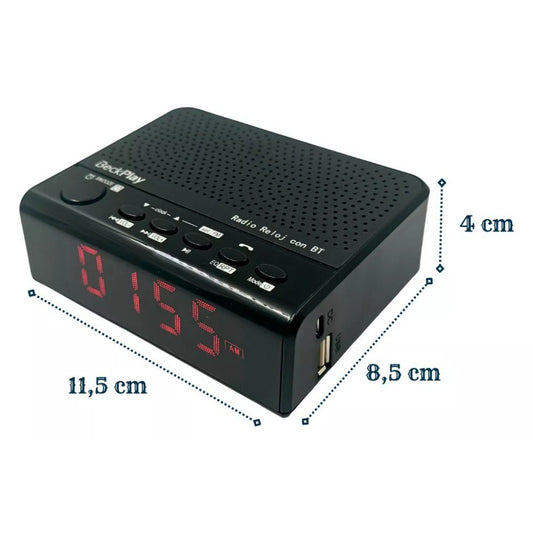 Radio Reloj Despertador Bprr112