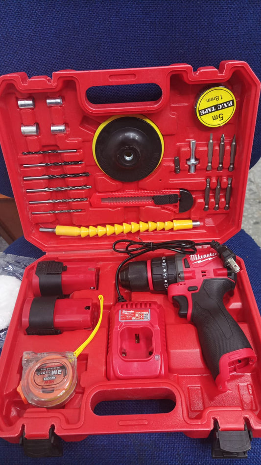 Kit De Taladro De Impacto Inalámbrico
