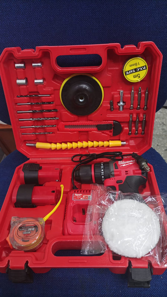 Kit De Taladro De Impacto Inalámbrico