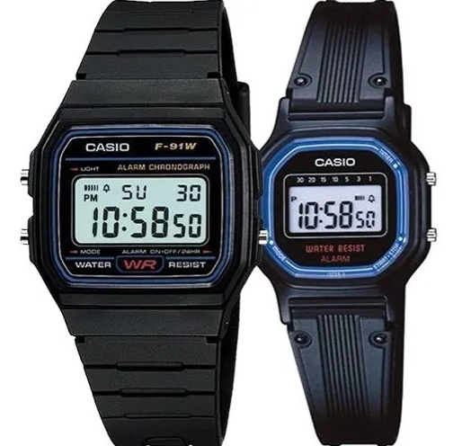 Reloj Casio Retro F91 Pareja