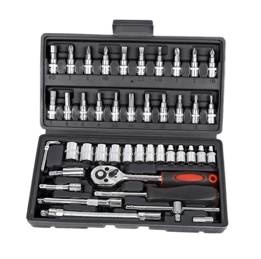 Combo Destornillador Electrico+raches 46