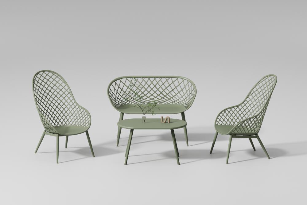 Sala de Exterior Salerno, Verde Olivo