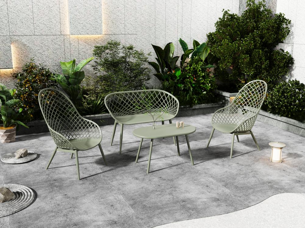 Sala de Exterior Salerno, Verde Olivo