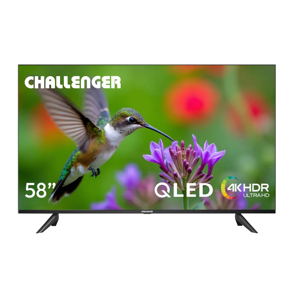 Televisor QLED 58" Google TV, Incluye Soporte De Pared