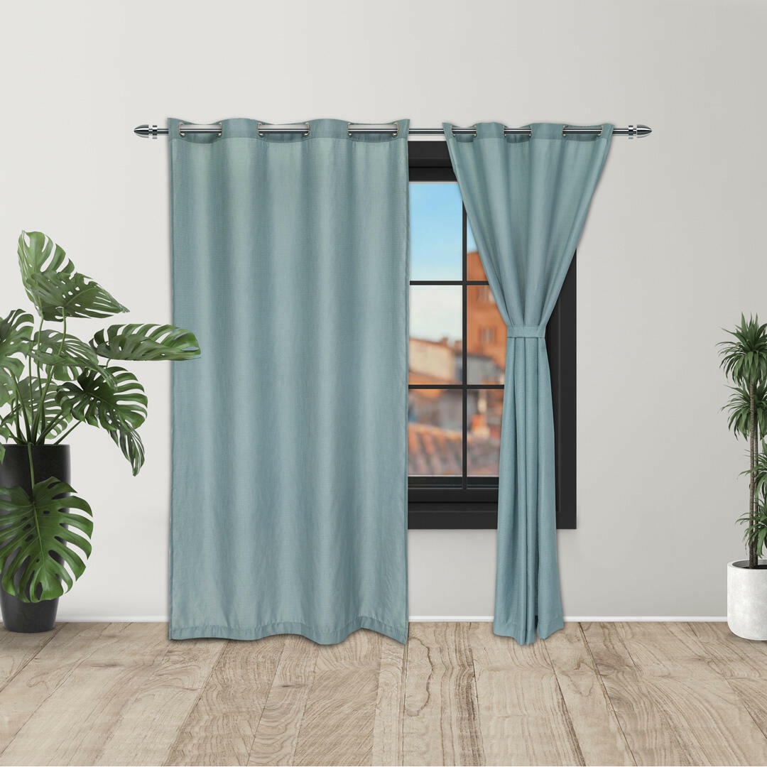 Cortina Ramia Verde Ancestral Argolla 2,60 X 2,20 Aprox.