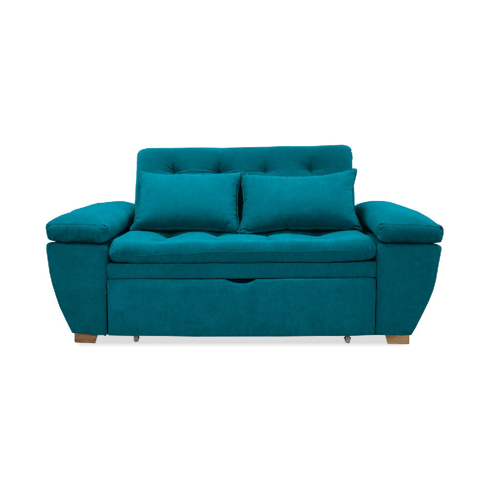 Sofacama Tobler Multifuncional Carrito Turquesa