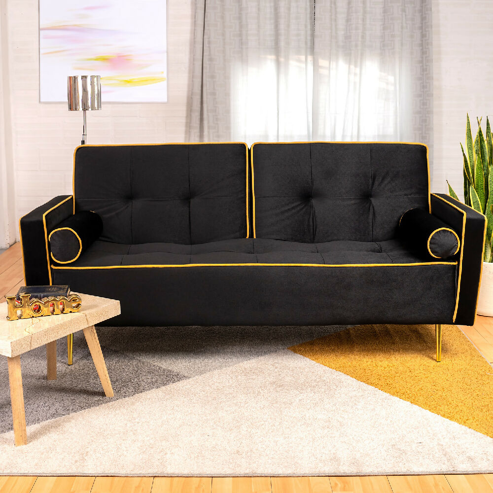 Sofá Cama Murcia Negro 3 Puestos