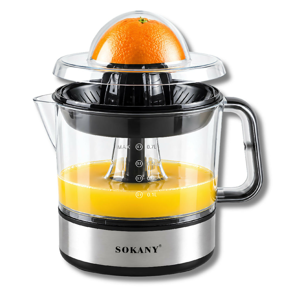 Exprimidor Eletrico De Cítricos Sokany Con Jarra De 700Ml 45W JE-623D