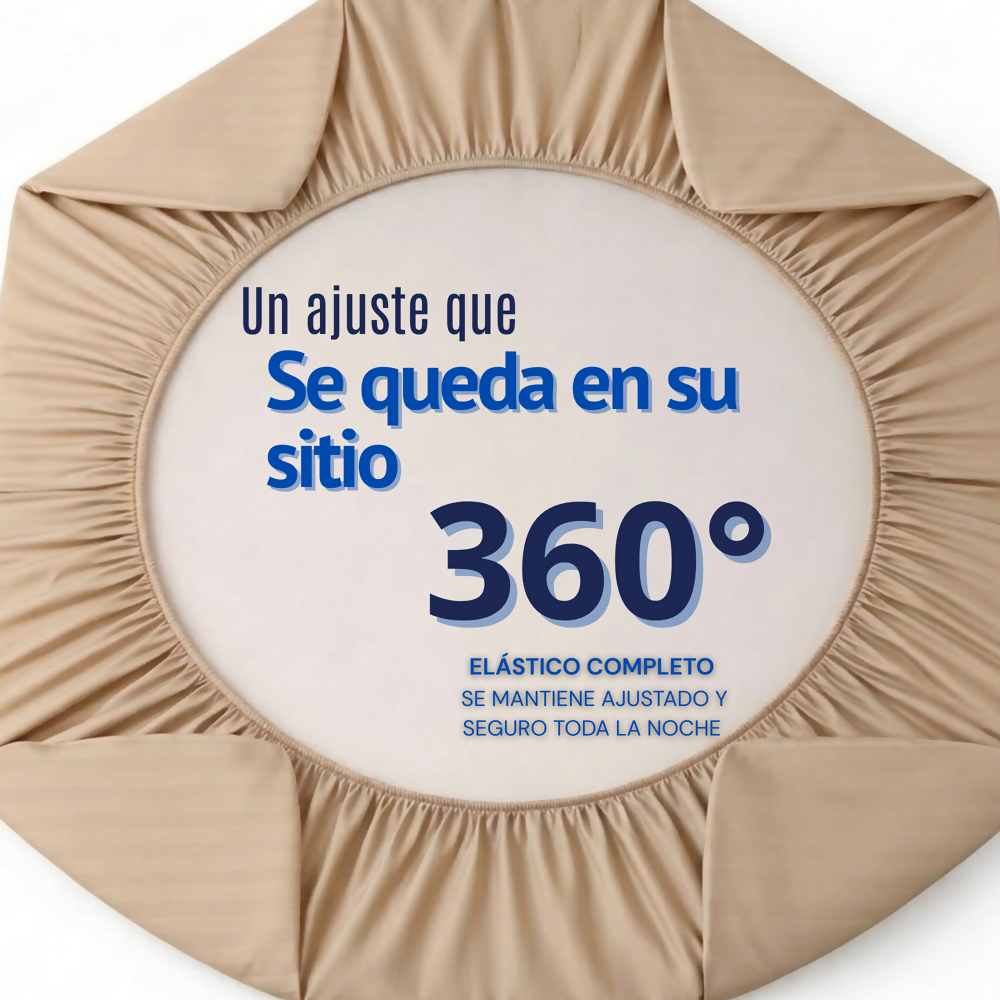 Juego de sabanas semidoble beige
