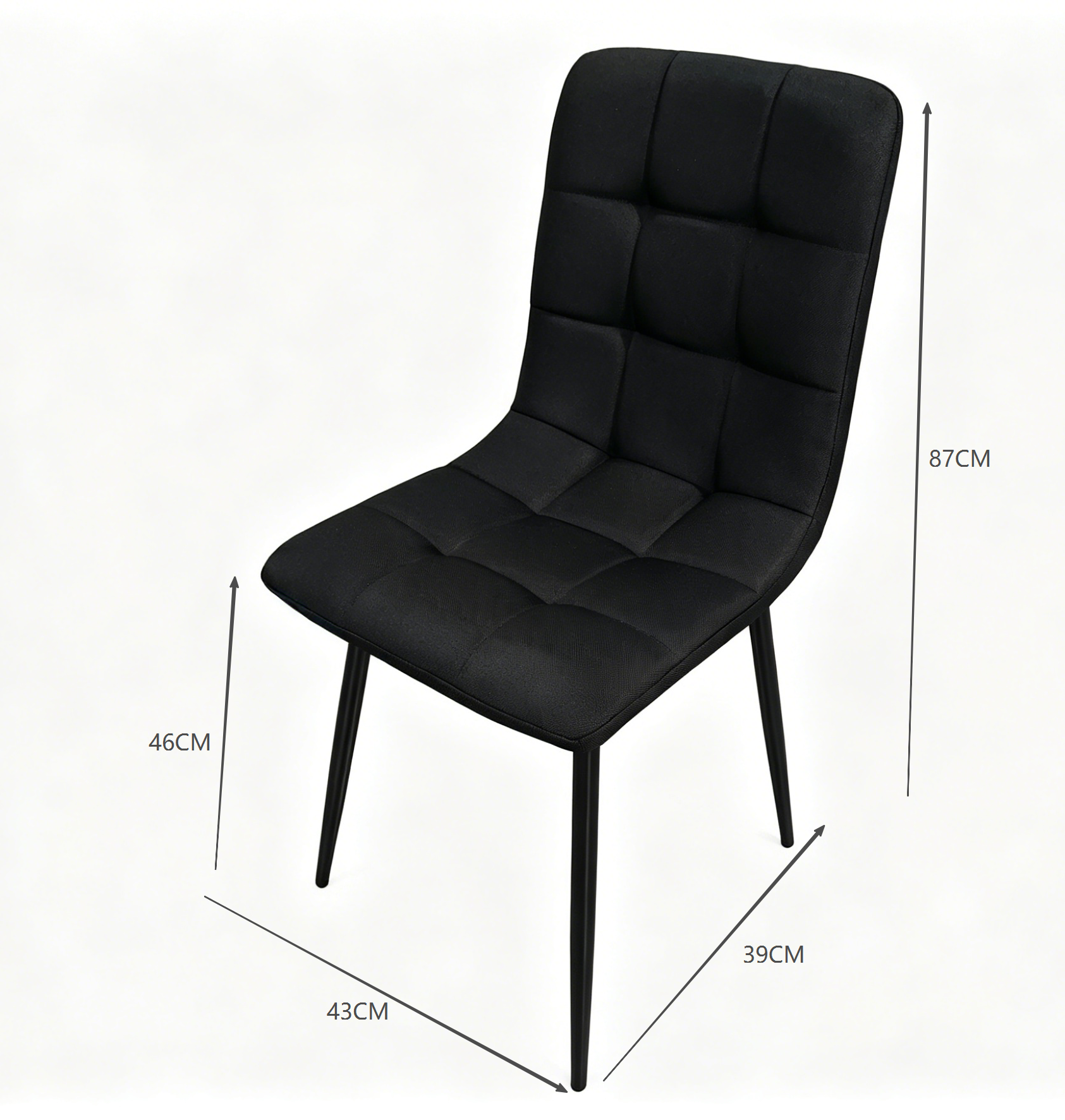 Combo para Sala Venus , Incluye Mesa Redonda de Vidrio y 4 Sillas
