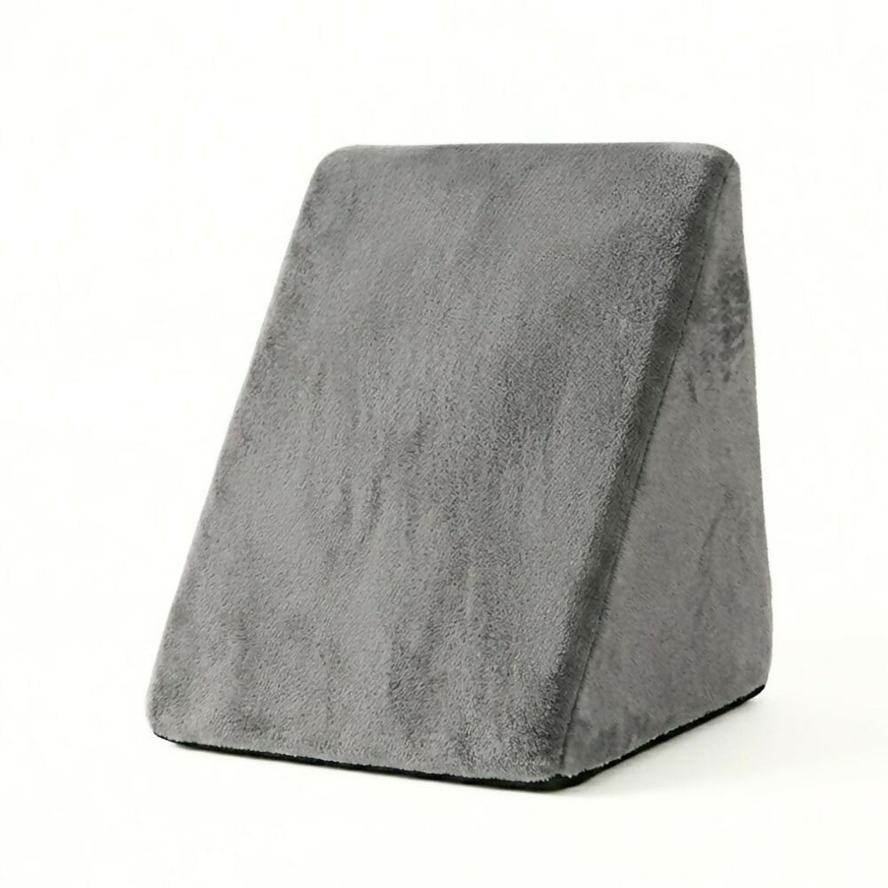 Cojín tv triangular gris