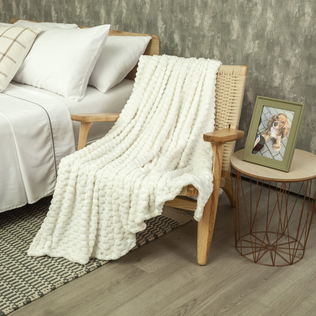 Cobija Texture Blanco Hueso