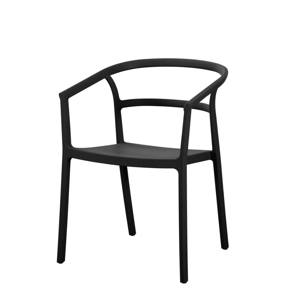Combo Jaicob, Incluye una Mesa y 4 Sillas Color Negro