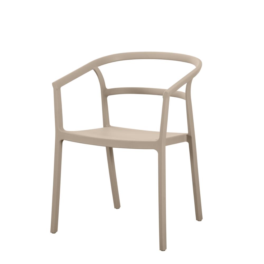 Combo Edron, Incluye una Mesa y 4 Sillas Color Taupe