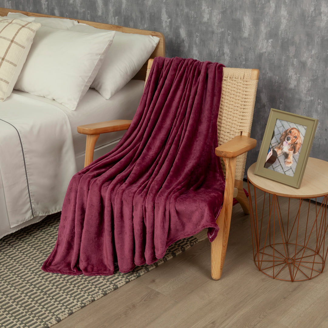 Cobija Comfortsoft Vino Estrellas Suave