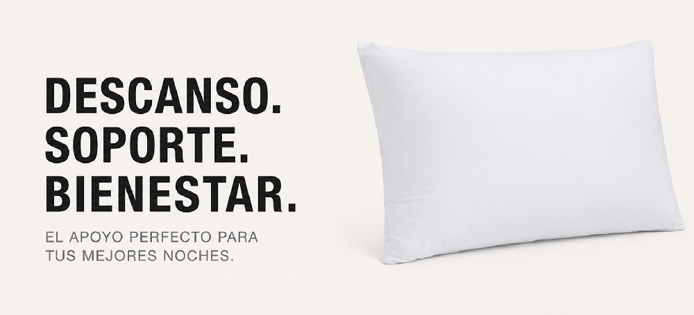 Almohada Viscoflex, Color Blanco