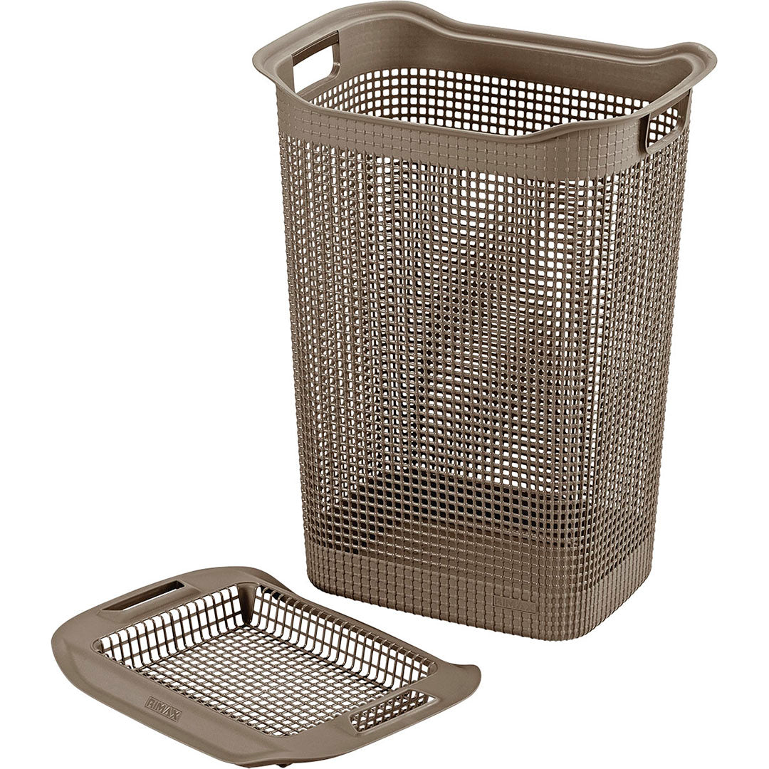 Cesta para Ropa Linum Rectangular Mocca Capacidad 50L