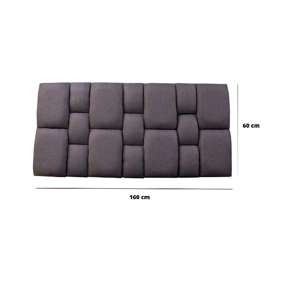 Espaldar Kramer de colgar 160 Gris Oscuro