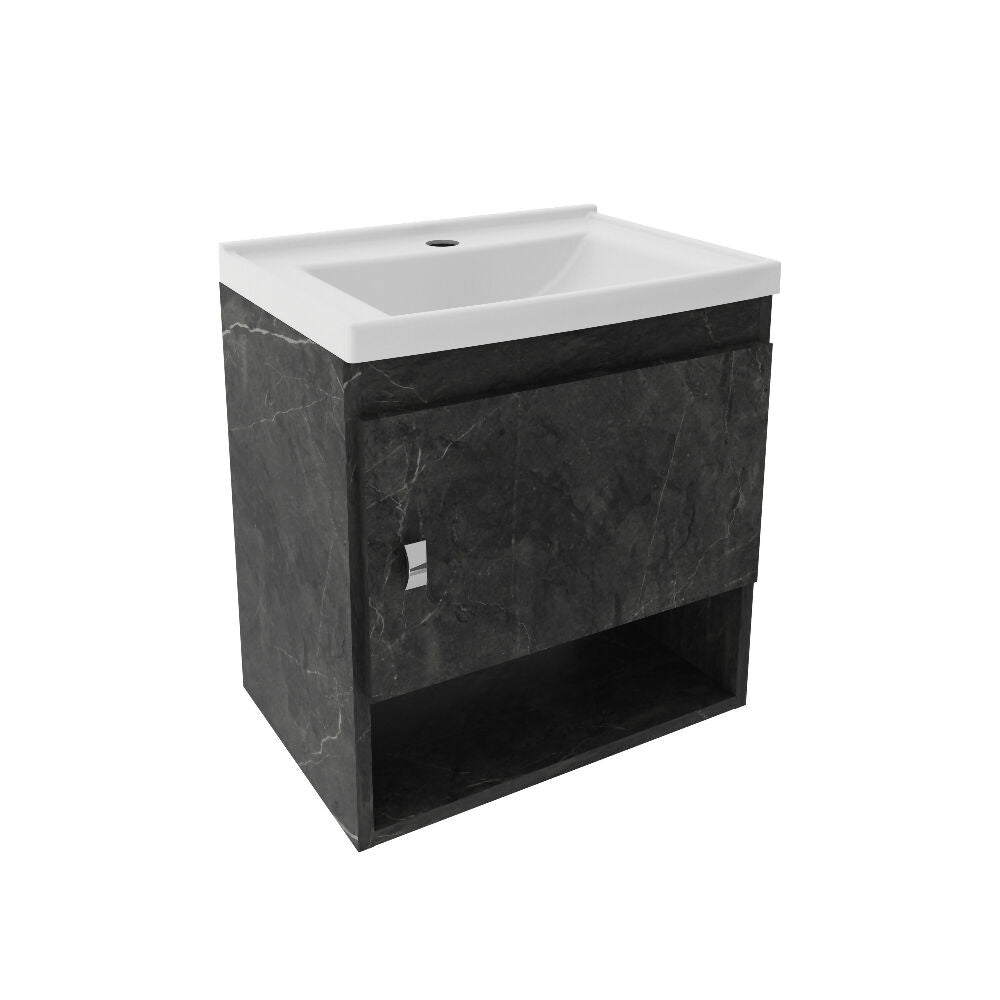 Mueble de Baño con Lavamanos Linz - Mármol grafito