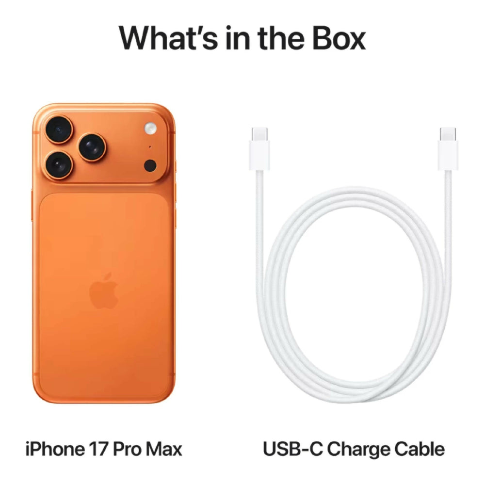 Celular IPhone 17 Pro Max 256GB E-Sim Pantalla ProMotion De 120Hz Naranja