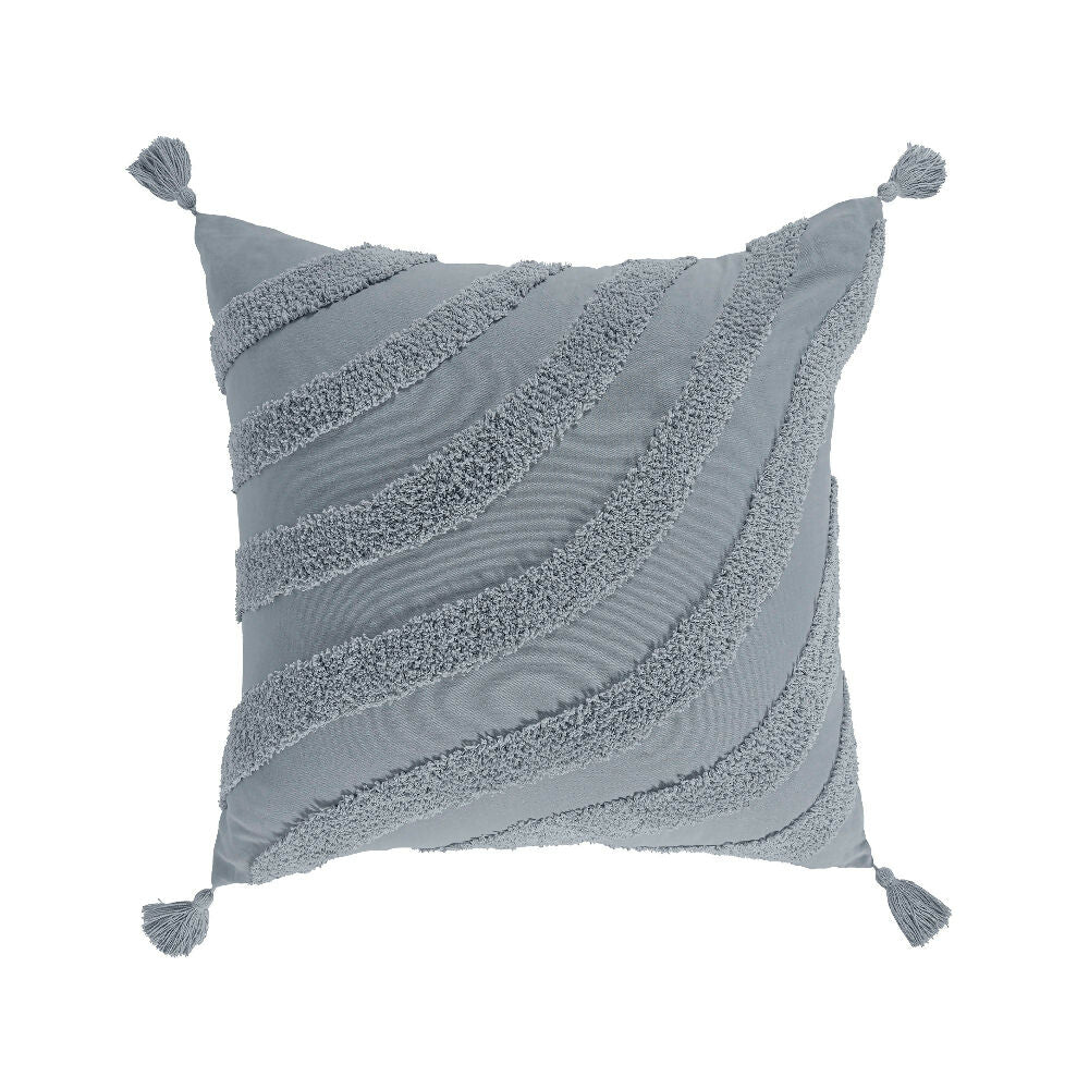 Funda Cojín Mumbai Gray, de 70 x 70 cm