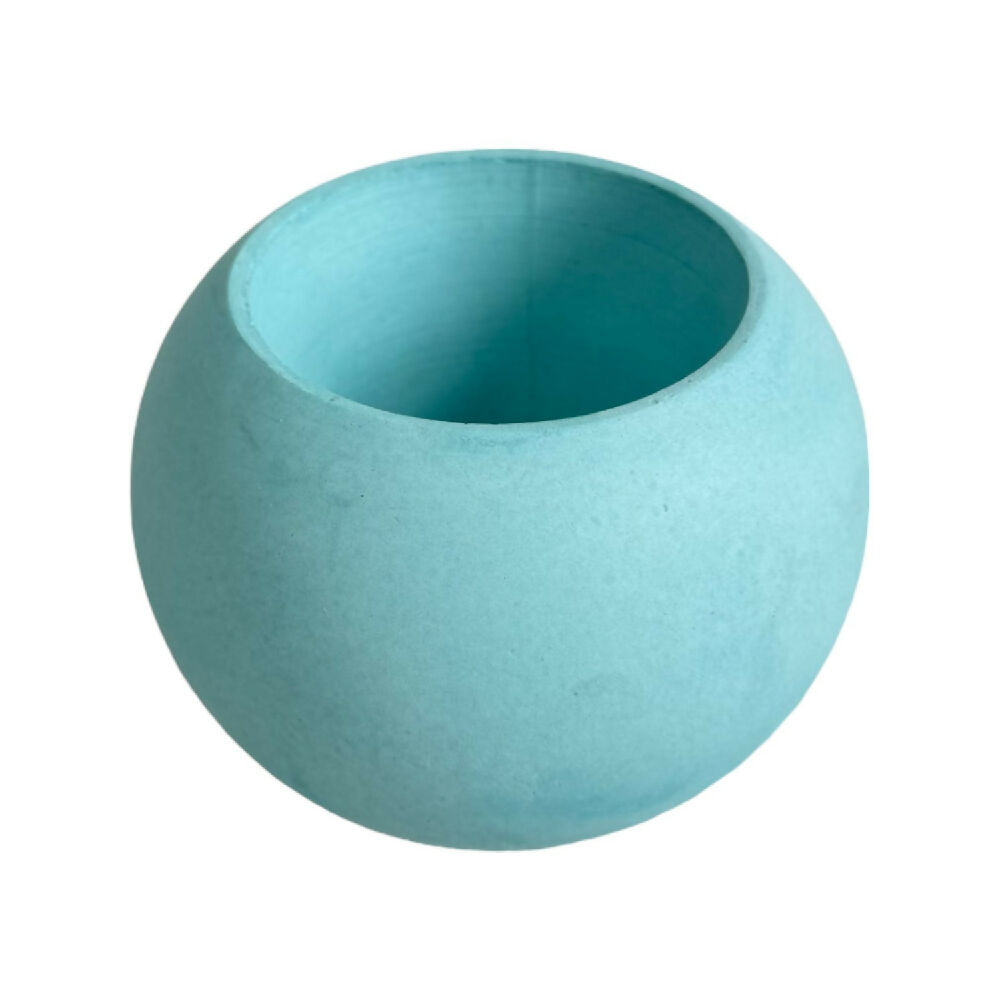 matera de mesa en cemento luna mini aguamarina de concreto tienda online de materas y decoración_03