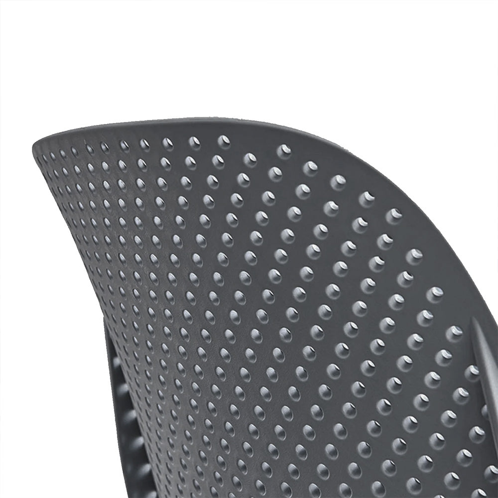 Silla Plástica Vera Gris Oscuro, Gris Oscuro