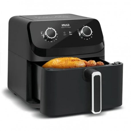 Freidora de Aire Exclusiva Imusa Easy Fry Mega 7,5L, Negro